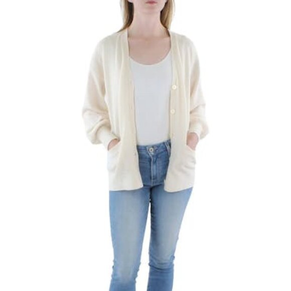 Lauren Ralph Lauren Womens Umatilla Cashmere V-Neck Cardigan